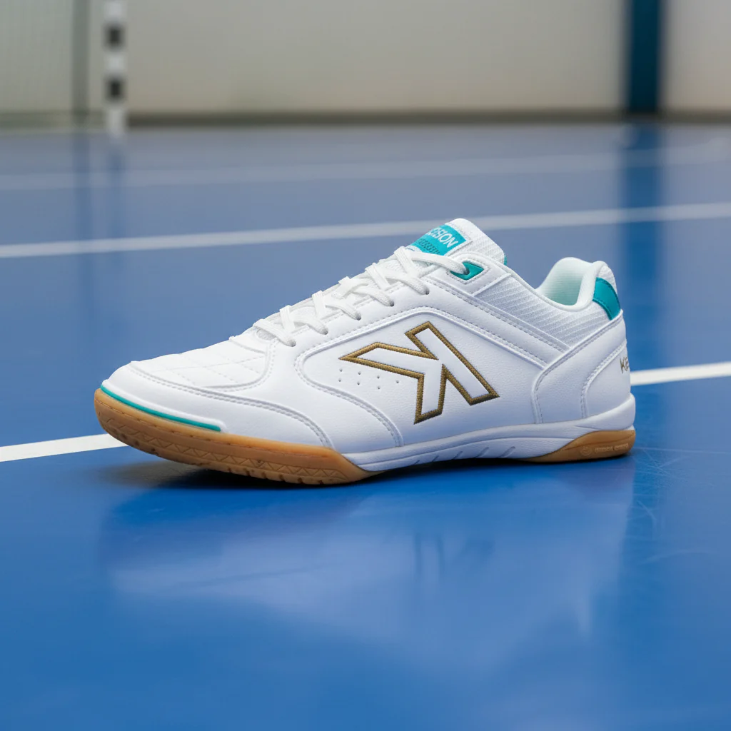 ZAPATILLAS DE FÚTBOL SALA PRECISION BLANCO DORADO AQUA - Image 11