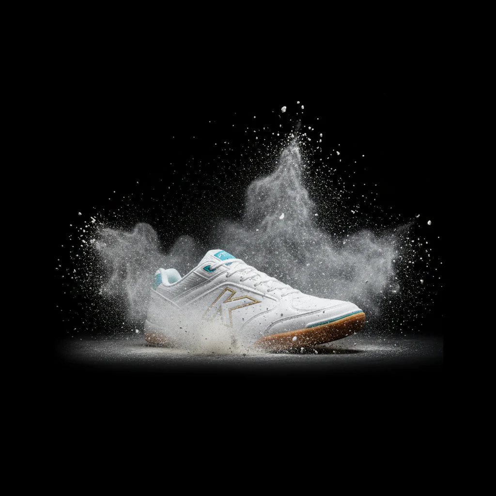 ZAPATILLAS DE FÚTBOL SALA PRECISION BLANCO DORADO AQUA - Image 9