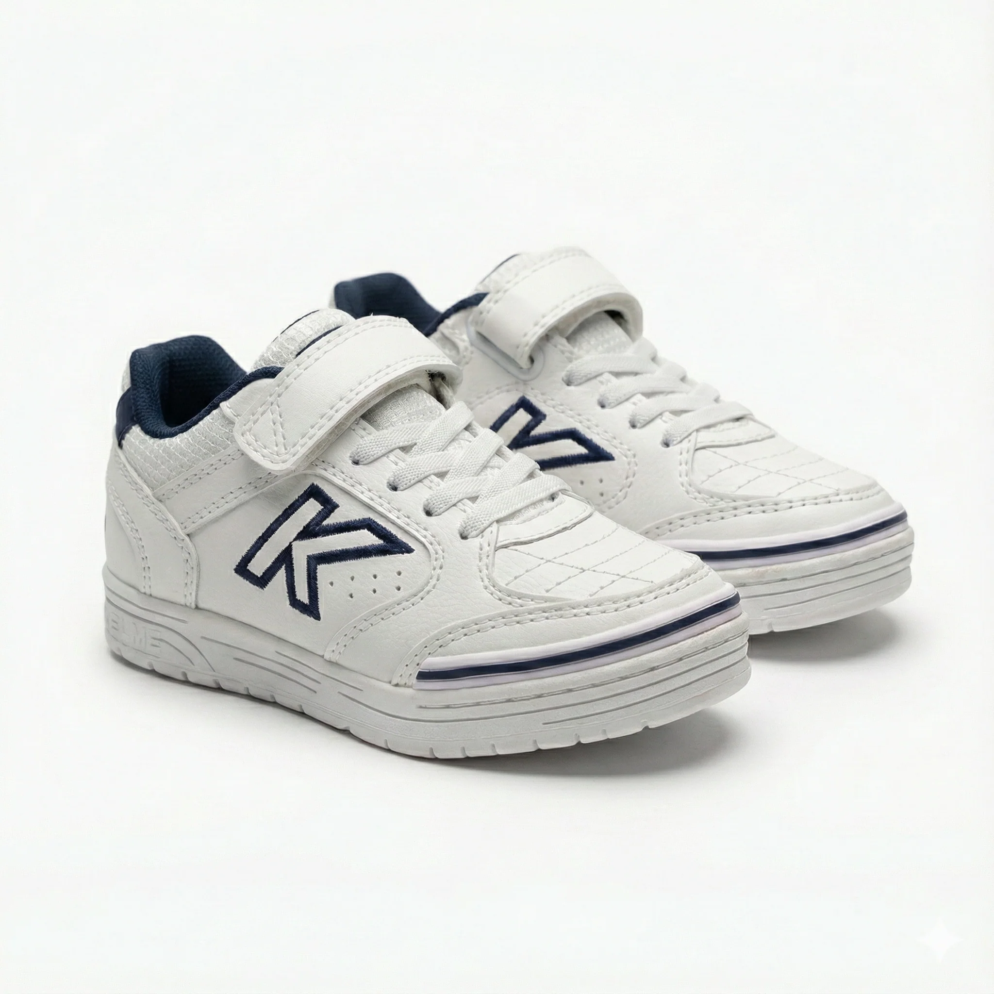 ZAPATILLAS DE NIÑO PRECISION BTS ELASTIC BLANCO-MARINO - Image 2