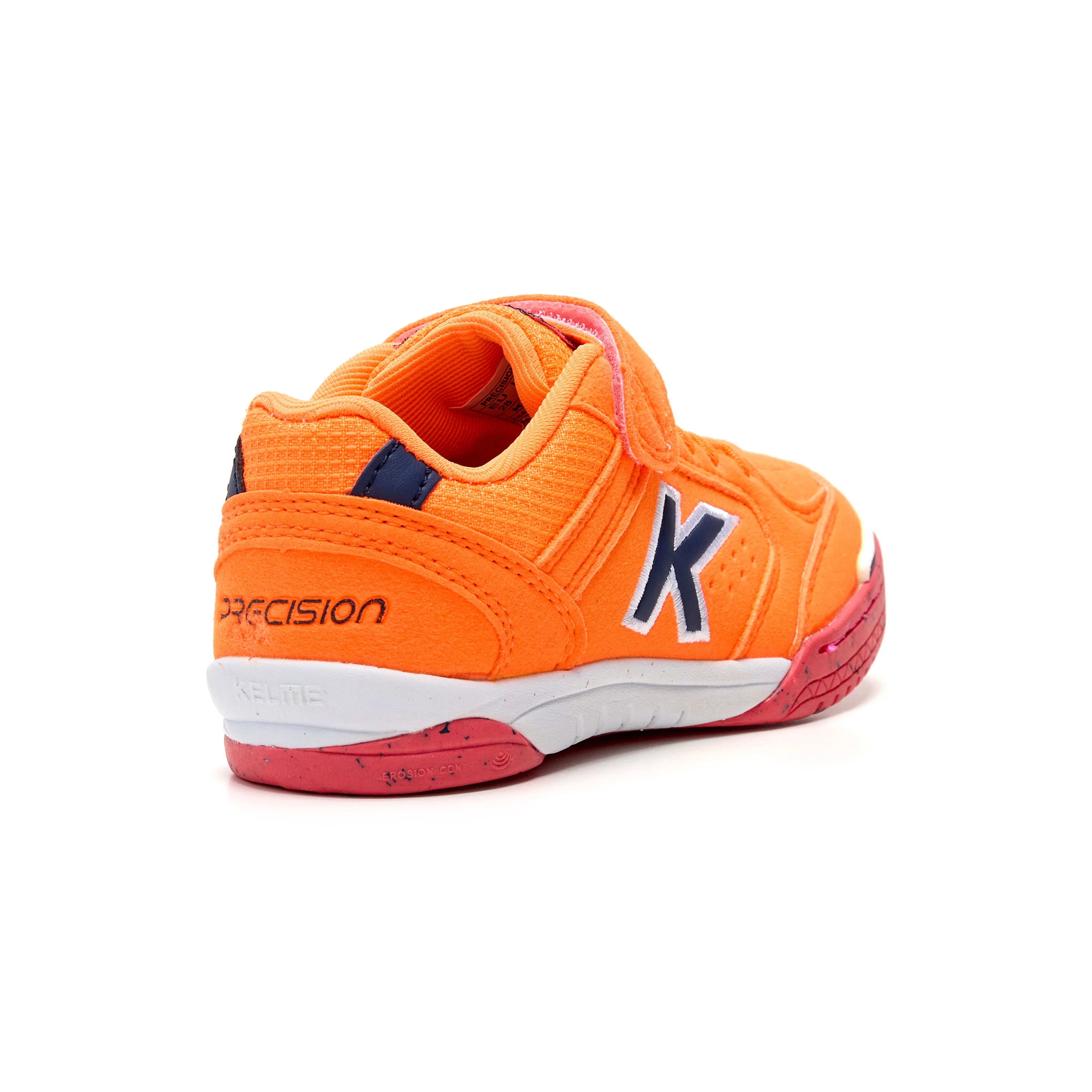 ZAPATILLAS DE FÚTBOL SALA DE NIÑO PRECISION ELASTIC NARANJA-AZUL - Image 3